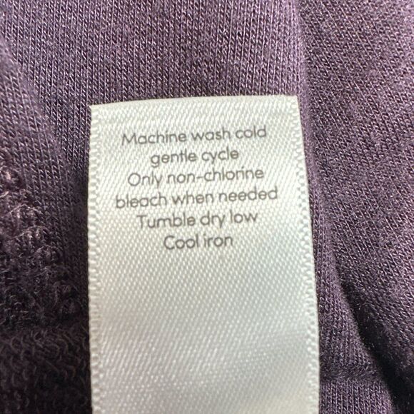 ATHLETA Twist Front Coaster Cropped Sweatshirt Purple Size Small - Picture 7 of 10